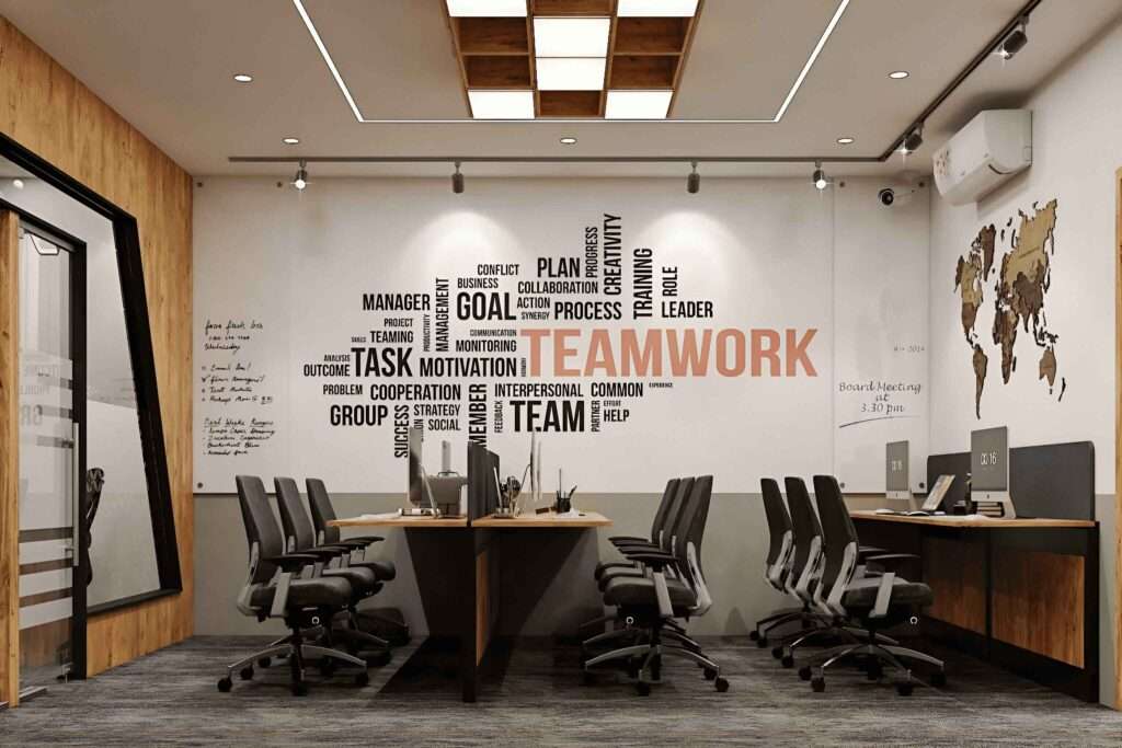 Efeedor modern healthcare software office workspace with teamwork theme